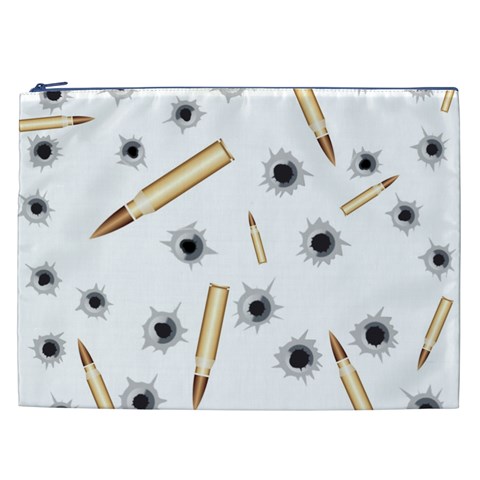 Bulletsnbulletholes Cosmetic Bag (XXL) from ArtsNow.com Front