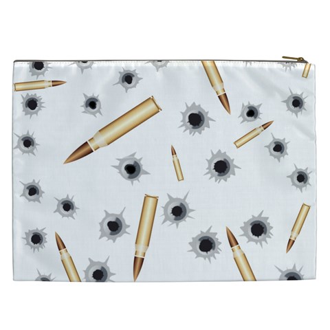 Bulletsnbulletholes Cosmetic Bag (XXL) from ArtsNow.com Back