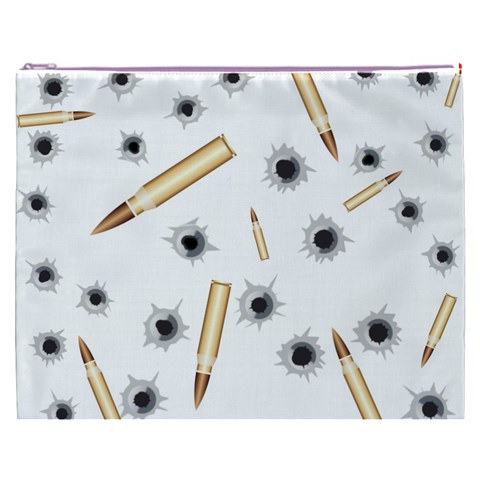 Bulletsnbulletholes Cosmetic Bag (XXXL) from ArtsNow.com Front