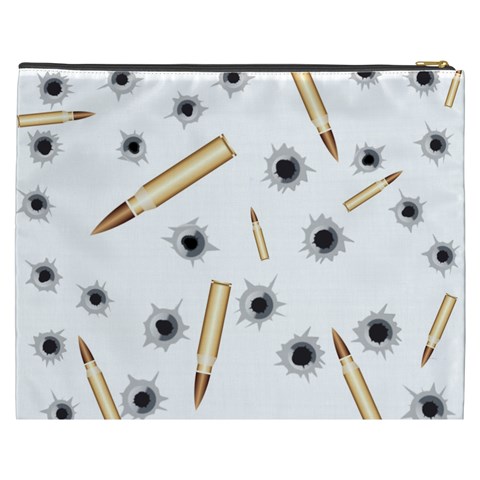 Bulletsnbulletholes Cosmetic Bag (XXXL) from ArtsNow.com Back