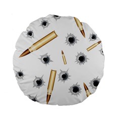 Bulletsnbulletholes 15  Premium Round Cushion  from ArtsNow.com Back