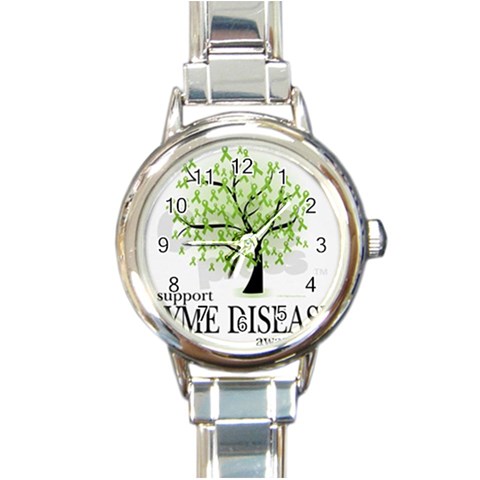 Lyme Tree Round Italian Charm Watch from ArtsNow.com Front