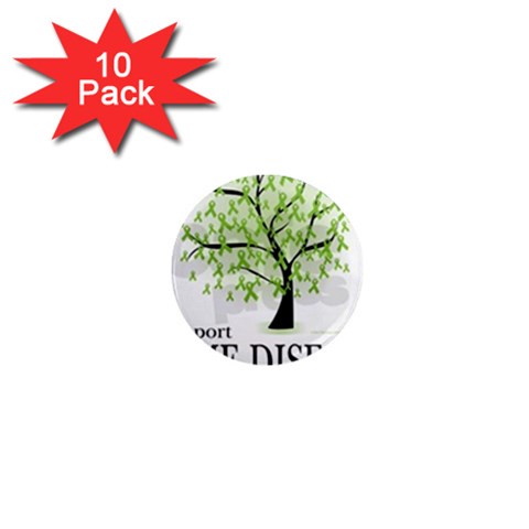 Lyme Tree 1  Mini Magnet (10 pack)  from ArtsNow.com Front