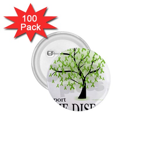 Lyme Tree 1.75  Button (100 pack)  from ArtsNow.com Front