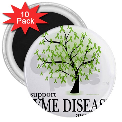 Lyme Tree 3  Magnet (10 pack) from ArtsNow.com Front