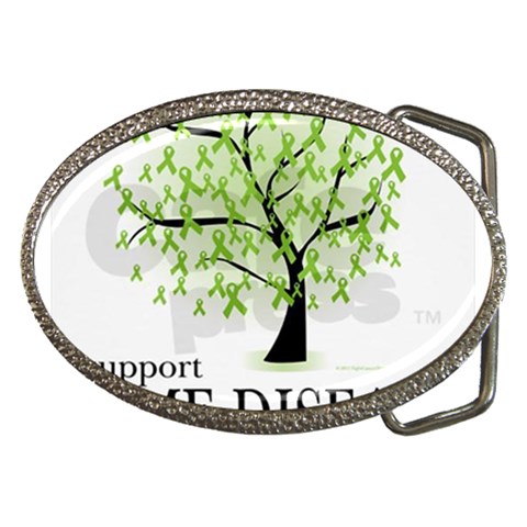 Lyme Tree Belt Buckle from ArtsNow.com Front