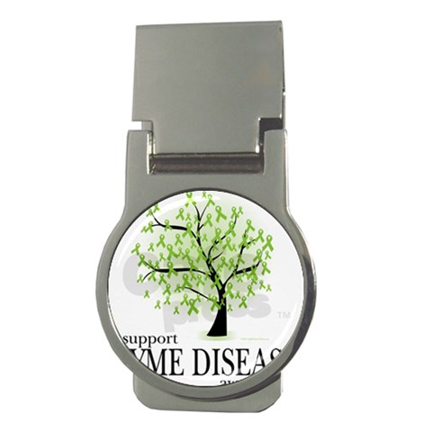 Lyme Tree Money Clip (Round) from ArtsNow.com Front