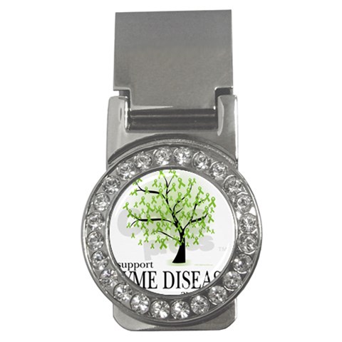 Lyme Tree Money Clip (CZ) from ArtsNow.com Front