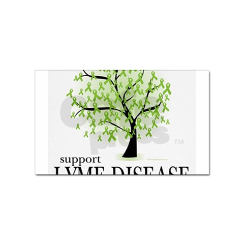 Lyme Tree Sticker (Rectangular) from ArtsNow.com Front