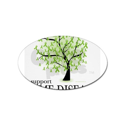 Lyme Tree Sticker Oval (10 pack) from ArtsNow.com Front