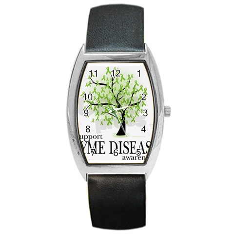 Lyme Tree Barrel Style Metal Watch from ArtsNow.com Front