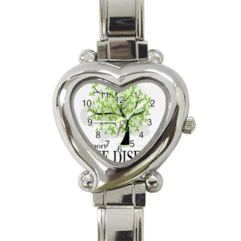 Lyme Tree Heart Italian Charm Watch from ArtsNow.com Front