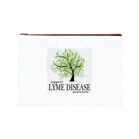 Lyme Tree Cosmetic Bag (Large) from ArtsNow.com Front