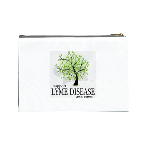 Lyme Tree Cosmetic Bag (Large) from ArtsNow.com Back