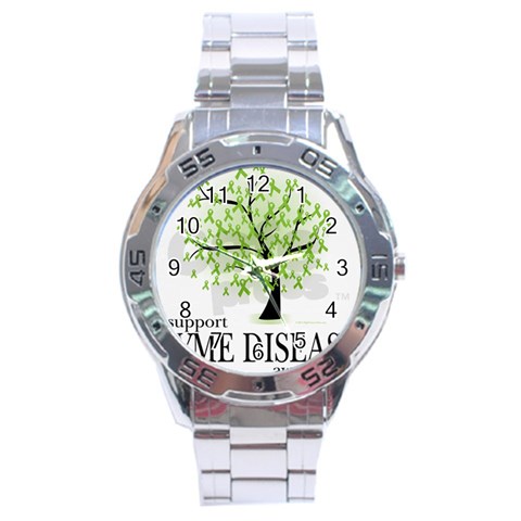 Lyme Tree Stainless Steel Analogue Men’s Watch from ArtsNow.com Front