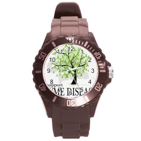 Lyme Tree Round Plastic Sport Watch Large from ArtsNow.com Front