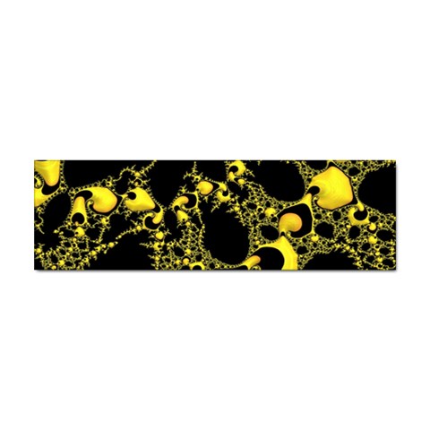 Special Fractal 04 Yellow Bumper Sticker from ArtsNow.com Front