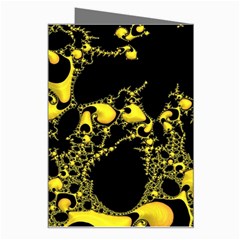 Special Fractal 04 Yellow Greeting Card from ArtsNow.com Right