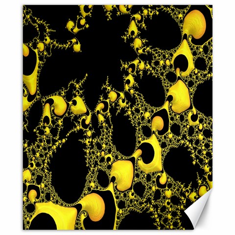 Special Fractal 04 Yellow Canvas 8  x 10  (Unframed) from ArtsNow.com 8.15 x9.66  Canvas - 1