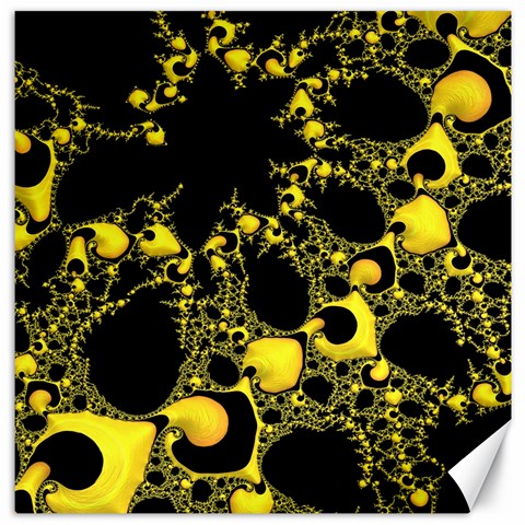 Special Fractal 04 Yellow Canvas 12  x 12  (Unframed) from ArtsNow.com 11.4 x11.56  Canvas - 1