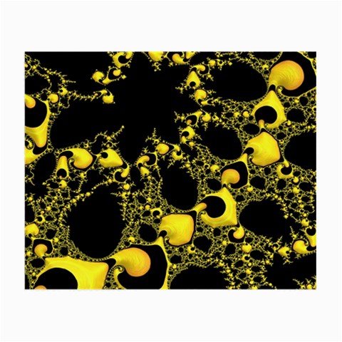 Special Fractal 04 Yellow Glasses Cloth (Small, Two Sided) from ArtsNow.com Front