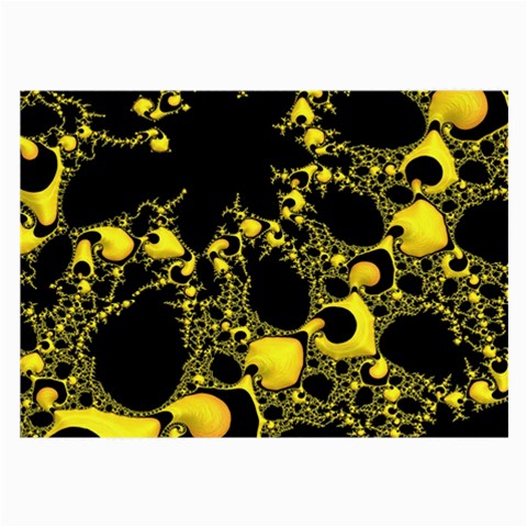 Special Fractal 04 Yellow Glasses Cloth (Large) from ArtsNow.com Front