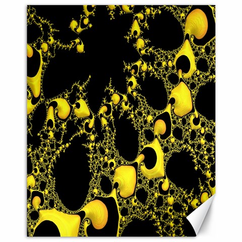 Special Fractal 04 Yellow Canvas 11  x 14  (Unframed) from ArtsNow.com 10.95 x13.48  Canvas - 1