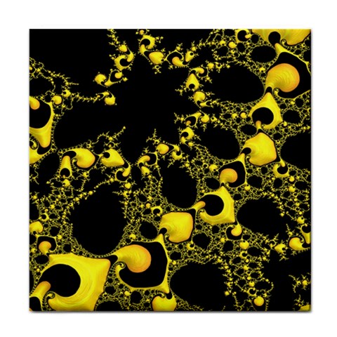 Special Fractal 04 Yellow Face Towel from ArtsNow.com Front