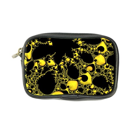 Special Fractal 04 Yellow Coin Purse from ArtsNow.com Front