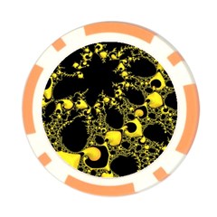 Special Fractal 04 Yellow Poker Chip (10 Pack) from ArtsNow.com Back