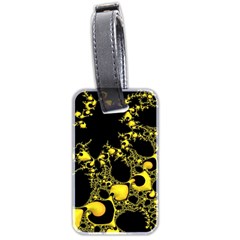 Special Fractal 04 Yellow Luggage Tag (Two Sides) from ArtsNow.com Front