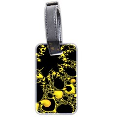 Special Fractal 04 Yellow Luggage Tag (Two Sides) from ArtsNow.com Back