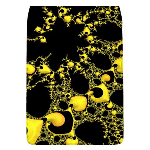 Special Fractal 04 Yellow Removable Flap Cover (Large) from ArtsNow.com Front