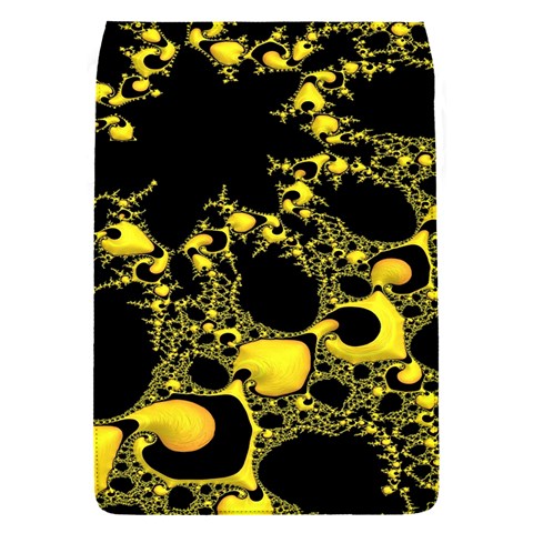 Special Fractal 04 Yellow Removable Flap Cover (Small) from ArtsNow.com Front