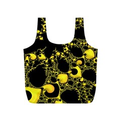 Special Fractal 04 Yellow Reusable Bag (S) from ArtsNow.com Front