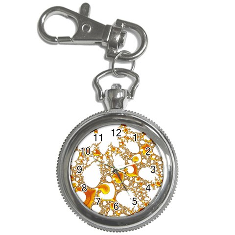 Special Fractal 04 Orange Key Chain Watch from ArtsNow.com Front