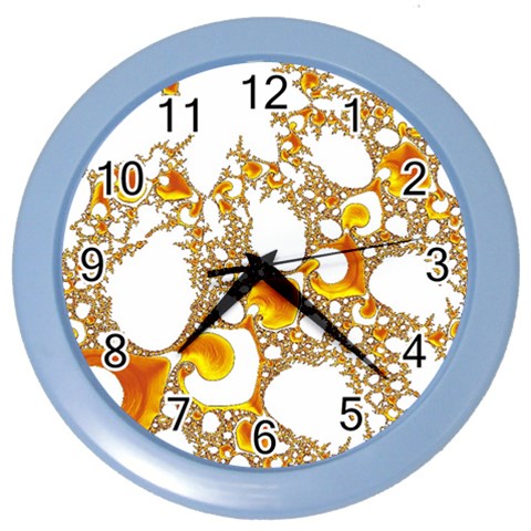 Special Fractal 04 Orange Wall Clock (Color) from ArtsNow.com Front