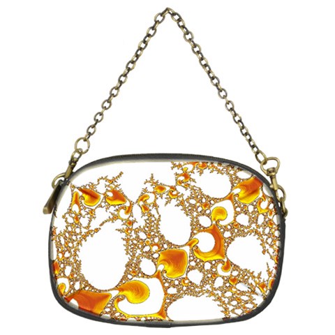 Special Fractal 04 Orange Chain Purse (Two Sided)  from ArtsNow.com Front