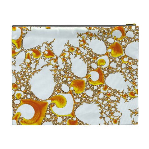 Special Fractal 04 Orange Cosmetic Bag (XL) from ArtsNow.com Back