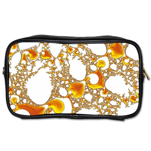 Special Fractal 04 Orange Travel Toiletry Bag (Two Sides) from ArtsNow.com Front