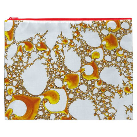 Special Fractal 04 Orange Cosmetic Bag (XXXL) from ArtsNow.com Front