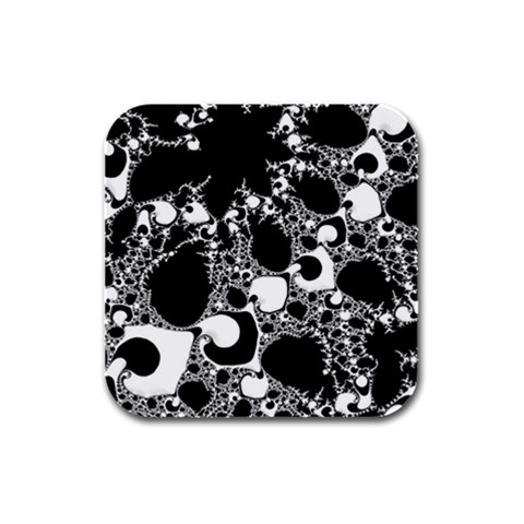 Special Fractal 04 B&w Drink Coasters 4 Pack (Square) from ArtsNow.com Front