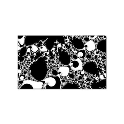 Special Fractal 04 B&w Sticker (Rectangle) from ArtsNow.com Front