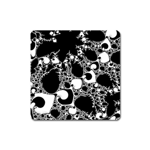 Special Fractal 04 B&w Magnet (Square) from ArtsNow.com Front