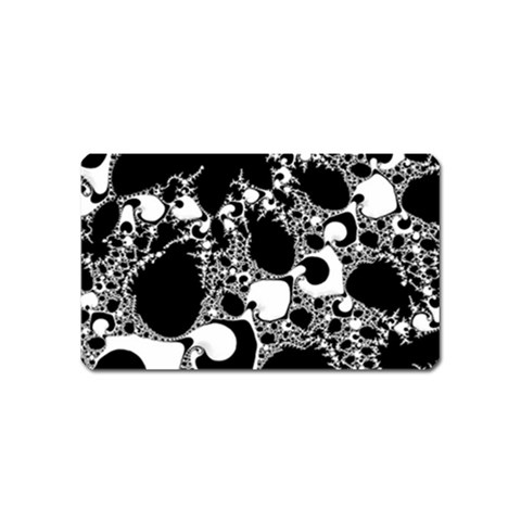 Special Fractal 04 B&w Magnet (Name Card) from ArtsNow.com Front