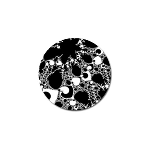 Special Fractal 04 B&w Golf Ball Marker 4 Pack from ArtsNow.com Front