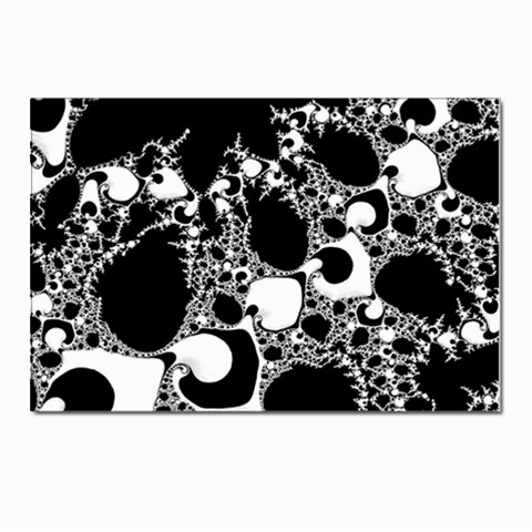 Special Fractal 04 B&w Postcard 4 x 6  (10 Pack) from ArtsNow.com Front