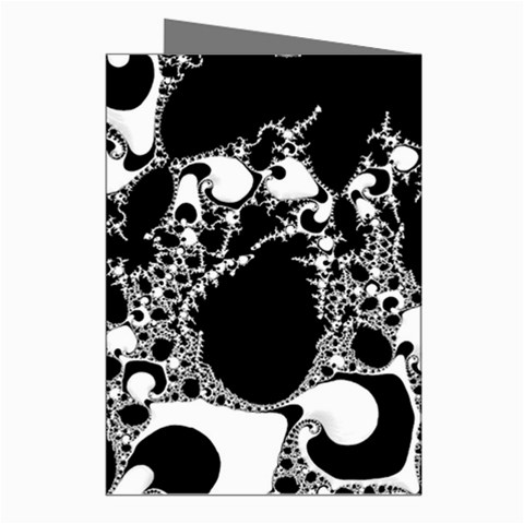 Special Fractal 04 B&w Greeting Card (8 Pack) from ArtsNow.com Right