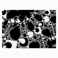 Special Fractal 04 B&w Glasses Cloth (Large, Two Sided) from ArtsNow.com Front