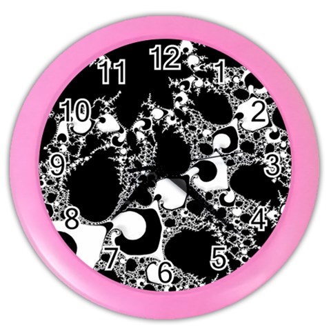 Special Fractal 04 B&w Wall Clock (Color) from ArtsNow.com Front